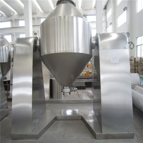 The double cone vacuum dryer was completed and shipped smoothly.